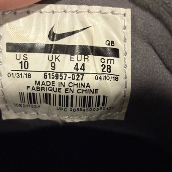 Nike SB Zoom Stefan Janoski Shoes Men's 10 Gray Skateboarding Canvas 615957-027 - Picture 9 of 9